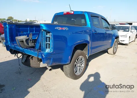 2021 Chevrolet Colorado 4Wd Short Box Wt from USA, damaged, VIN 1GCGTBEN7M1168143